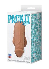 Pack It Lite Realistic UR3 Dildo Brown - DOC JOHNSON-thumb-1