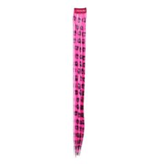 Aprox. 40cm Pink Leopard Print Hair Highlights/ Extensions