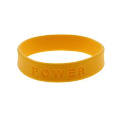 Yellow POWER Silicon Bracelet