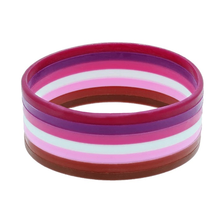 2.6cm Lesbian Silicon Bracelets