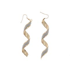 Glitter Spiral Earrings