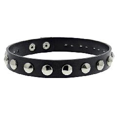 1-Row Conical Studded Choker-thumb-1