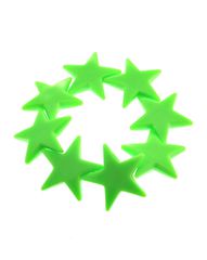 Neon Green Star Bracelets