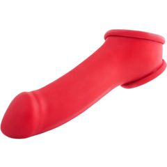 Προέκταση Πέους Latex Penis Sleeve Erik 13 cm - Κόκκινη