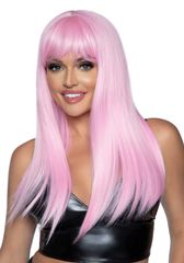 Leg Avenue - Long straight bang wig - Pink