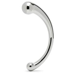 The Curvy Stainless Steel Double Ended G-Spot Dildo