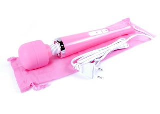 Magic Massager Wand 10 Function Cable 220volt Pink-thumb-1