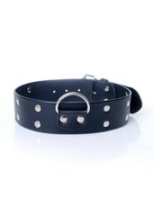 Collar with studs 4 cm (Vegan Leather)
