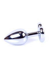 Jewellery Silver Butt Plug Heart - Red S-thumb-3