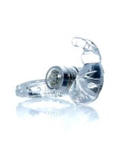 Rabbit Vibrating Cock Ring Clear-thumb-3