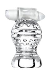 Ανδρικό Αυνανιστήρι Lingam Shakti Vibrating Men's Masturbator 9 cm (Διάφανο) - ToyFa