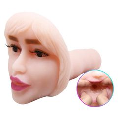 Beauty face, oral sex, TPR material, 2 AA batteries