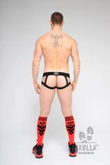 Maskulo - Skulla. Jockstrap Red-thumb-1