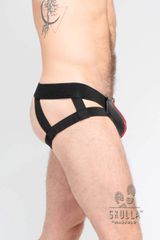 Maskulo - Skulla. Jockstrap Red-thumb-3