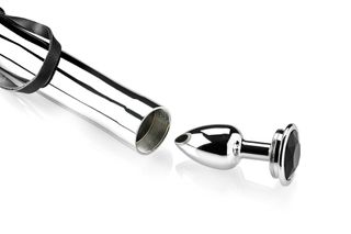 Superior Black Whip with Butt Plug-thumb-2