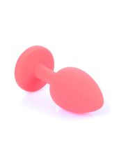 Plug-Jewellery Red Silicon PLUG Small- Blue Diamond-thumb-3
