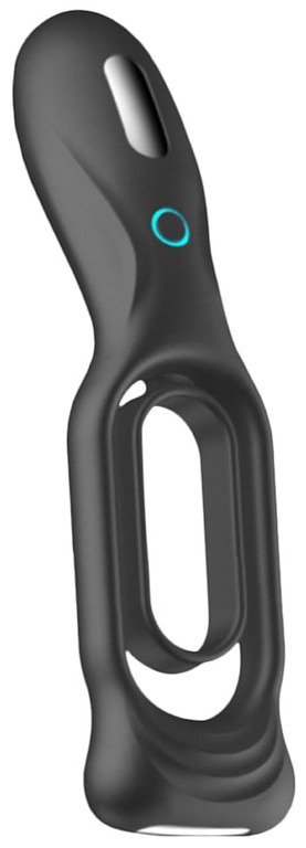 N0. 88 - Vibrating Rechargeable Cock Ring - Black