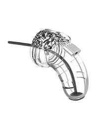 Model 15 - Chastity - 3.5" - Cock Cage - Transparent