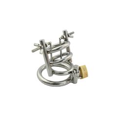 Chastity cage with urethra spreader - Diameter-thumb-1