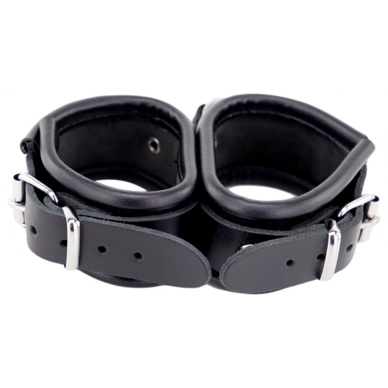 Χειροπέδες Double Leather BDSM Handcuffs