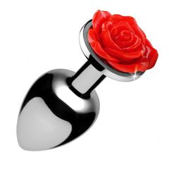 XR Brands Booty Sparks Red Rose Μεσαία Πρωκτική Σφήνα