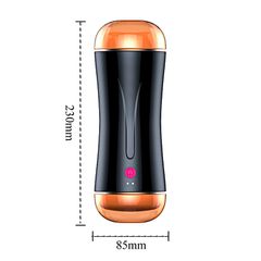 Vibrating Masturbation Cup USB 10 function + Interactive Function / Double Ends-thumb-8
