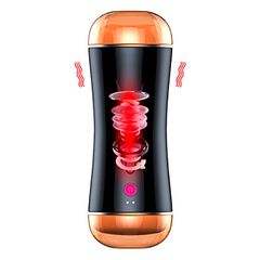 Vibrating Masturbation Cup USB 10 function + Interactive Function / Double Ends-thumb-1