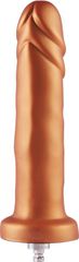 Hismith Golden Silicone Dildo 17cm KlicLok connector system