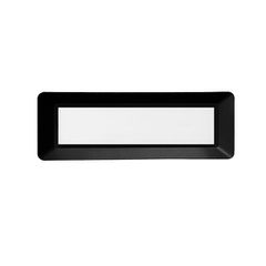 Φωτιστικό LED επίτοιχο σε μαύρο χρώμα 230VAC 4W με θερμό χρώμα φωτός 3000K 290lm IP65 εξωτερικού χώρου