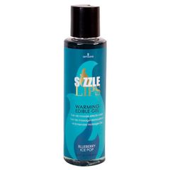 Θερμαντικό Λιπαντικό Sizzle Lips 125 ml (Blueberry Ice Pop) - Sensuva