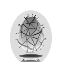 Satisfyer Masturbator Egg Single Crunchy-thumb-1