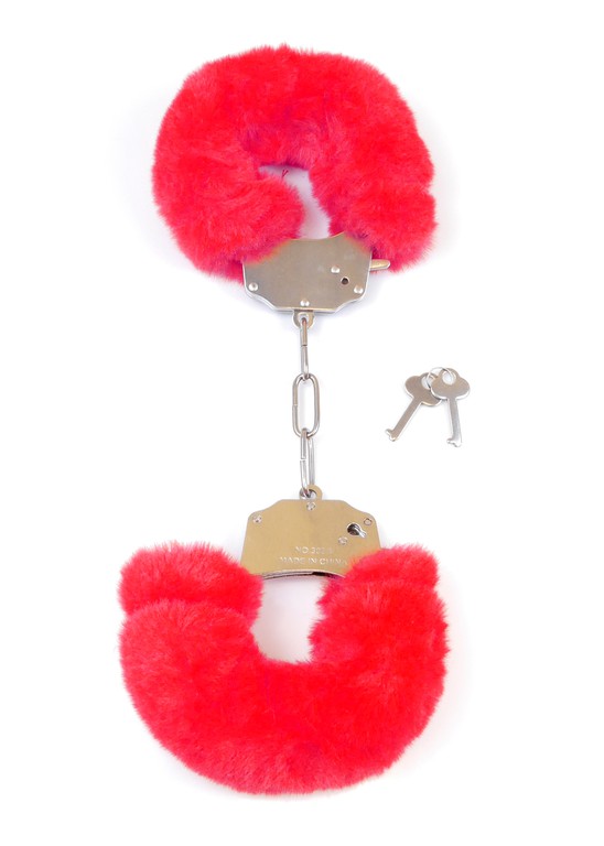 Furry Cuffs Red