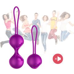 Vibrating Silicone Kegel Balls Set USB 10 Function-thumb-2