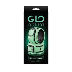 GLO Bondage - Ankle Cuff - Green-thumb-2