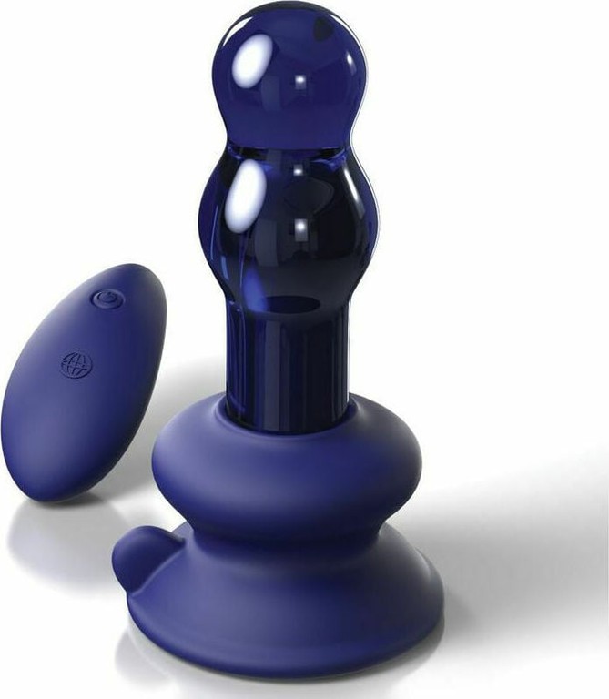 Pipedream Icicles No83 Vibrating Glass Massager Blue