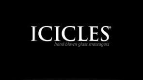 Pipedream Icicles No. 84 Vibrating Glass Black