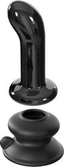 Pipedream Icicles No. 84 Vibrating Glass Black-thumb-1