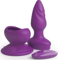 Δονούμενη Πρωκτική Σφήνα 3some Wall Banger Remote Control Butt Plug Μωβ - Pipedream