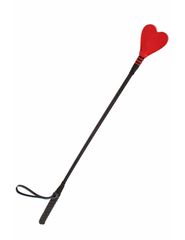 Fancy Red Heart Riding Crop