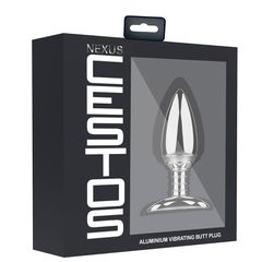 NEXUS - CESTOS ALUMINIUM REMOTE CONTROL VIBRATING BUTT PLUG-thumb-4