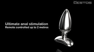 NEXUS - CESTOS ALUMINIUM REMOTE CONTROL VIBRATING BUTT PLUG-thumb-2