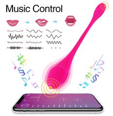 Vibrating Wireless Remote Smart Egg Eva App Control Pink 22 cm-thumb-4