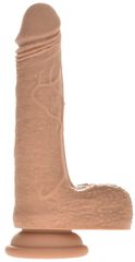 Ρεαλιστικό Ομοίωμα Πέους Liquid Silicone Zetty 19 cm - Natural
