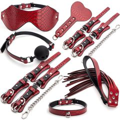 Σετ BDSM 7 Τεμαχίων Snake Effect Deluxe Κόκκινο