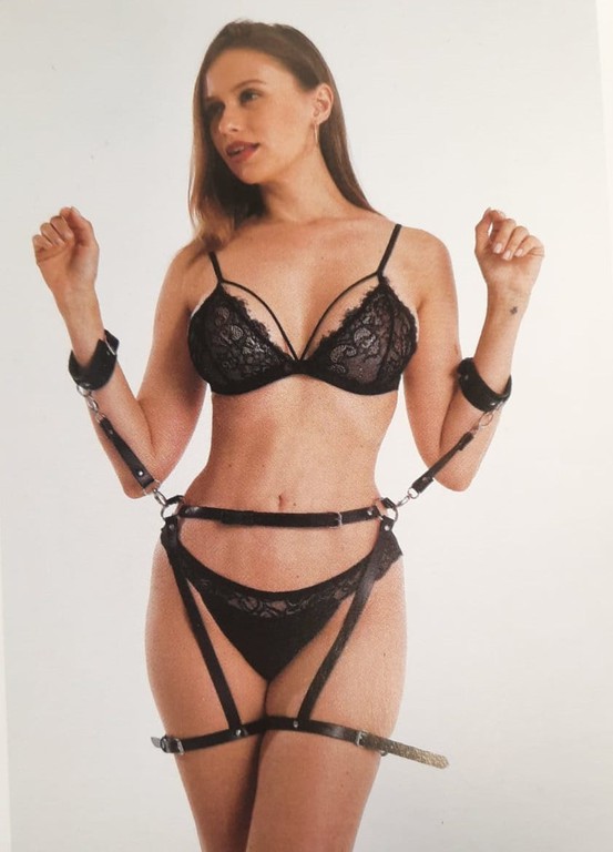 Belt & Handcuffs  Harness  System Eco Leather