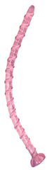 Anal Dildo with suction cup Spiral Pink 47 cm