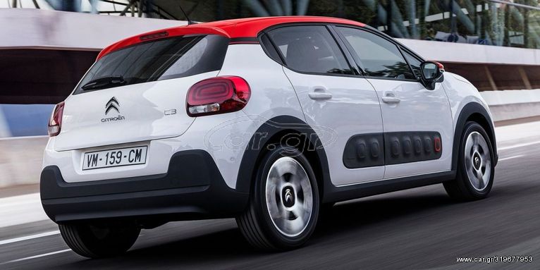 ΟΠΙΣΘΙΑ ΚΡΥΣΤΑΛΛΑ ΠΟΡΤΑΣ CITROEN C3 2016- 