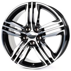 RONAL R57 7.5x17" Gloss Black / Polished (Mercedes Vito) 