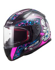 LS2 FF353J Rapid Mini Voodoo Black/Fluo-Pink