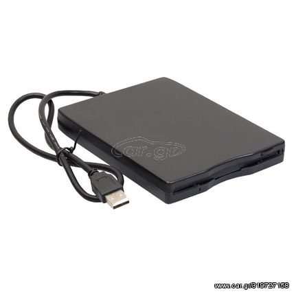 Εξωτερική Μονάδα Slim USB Floppy (3.5") (TEAC Μηχανισμός) (Μαύρο) (OEM)